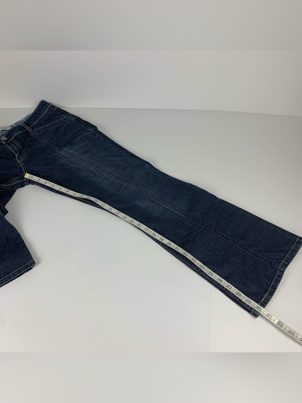 Levis Signature Jeans Stretch Bootcut Blue Denim Pants Womens Misses Size 10 - Picture 6 of 13